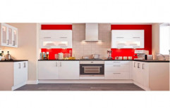 PVC U Shape Italian Modular Kitchen, Warranty: 1-5 Years, Kitchen Cabinets