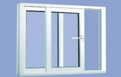 Rectangular UPVC Sliding Windows, Glass Thickness: 5mm