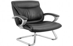 Rng Furnitures Chrome Leather Visitor Chair