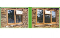 UPVC Wooden Texture Window