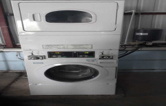 White Fully Automatic Washing Machines Stack Washer