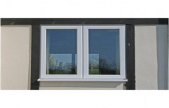 White UPVC Casement Window, Glass Thickness: 5 Mm