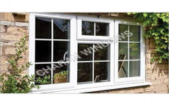 White UPVC Double Glazed Combination Window