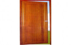 Wood Brown Glossy PVC Bathroom Door, For Home