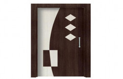 Brown, White Exterior and Interior Wooden Laminated Door