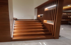 Brown Wooden Staircase
