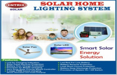 Entrix Battery Solar Home Lighting System, For Residential