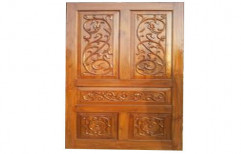 Exterior Carved Wooden Door
