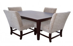 Furnstyl Bianca 4 Seater Dining Table Set