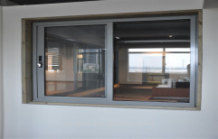 Aluminium Glass Sliding Window, For Home, Size/Dimension: 3.5 X 5 Feet