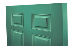 Green Hinged Fiberglass Doors
