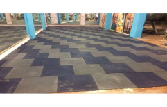 Gym Rubber Floor Tile, 20-25 Mm