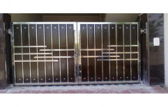 Hinged Stainless Steel Main Gate, for Residential