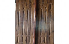 Neem Wood Polished Double Door