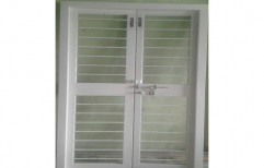 Off White Two Fold French Door
