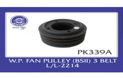 Peekay Rubber Water Pump Fan Pulley BSll 3 Belt L/L-2214, For Leyland Truck Parts