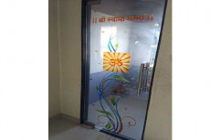 Rectangle Glass Door, Height: 6-7 feet