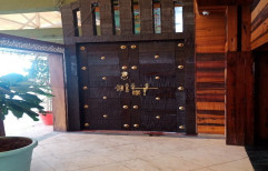 Rough Wood Main Entry Door