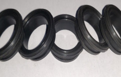 Round Black Viton Rubber Seal for Industrial, Packaging Type: Polythene