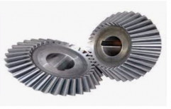 Stainless Steel Chrome Plated Bevel Gear, For Machinery, Round