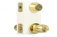 Stainless Steel Door Lock, Golden