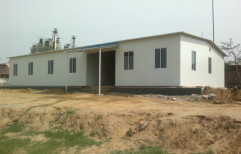 Steel Prefabricated Site Office, For Construction Sites