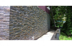 Stone Boundary Wall Cladding, Packaging Type: Corrugated Box, Thickness: 5-10 Mm