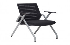 UNIMAPLE Mesh Backrest & Cushion Seat Non Rotatable Coach Series Foldable Training Office Chair