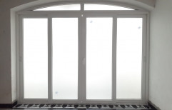 White PVC Casement Window, Glass Thickness: 5-10 Mm