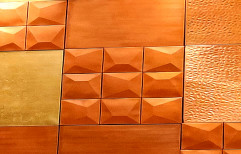 Modern Brass Wall Cladding Sheet with Antique Copper Finish Wall Cladding