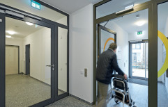 Polyurethane Paint Coated Rail And Stile Door, For Office Entrances, Thickness: 120 Mm