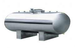 Stainless Steel Horizontal Storage Tanks, Capacity: 5000-10000 L