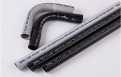 Tmt Plus Gray And Black Pvc Plain Rigid Electrical Conduit Pipes, Size: 25 Mm