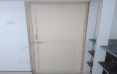 White PVC Bathroom Door, Design/Pattern: Plain