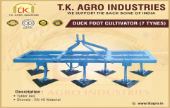 Rigid Type Duckfoot Panja 7 Tynes Cultivator