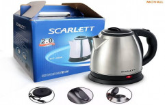 500 W Stainless Steel Scarlett Electric Kettle, For Personal, Capacity(Litre): 2ltr