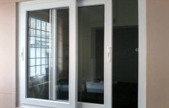 German Profile White Fenesta UPVC Sliding Windows