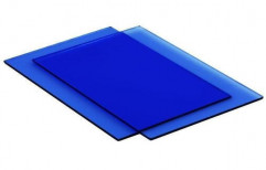 Plain Blue Tinted Glass