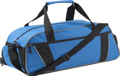 Sky Blue Polyester Sport Travel Bag, Size/Dimension: 22 Inch (length)