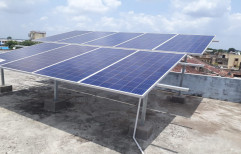 Solarium Mounting Structure Grid Tied 3.3 KW Rajasthan Residential Solar System