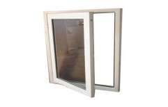 Hinged Off White Residential UPVC Window, Glass Thickness: 5 To 8 mm