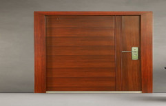 Teak Finished Galvanised Petra Standard Bedroom Steel Doors, For Home, Single