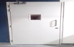 White GI STEEL Metal Doors, Thickness: 45MM, Material Grade: 16 Gauge