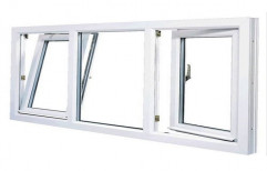 White Residential UPVC Tilt & Turn Window, Glass Thickness: 6 Mm