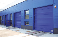 Blue Industrial High Speed Door