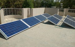 Mounting Structure 7 kW Tata Rooftop Grid Tie Solar Power System, For Commercial
