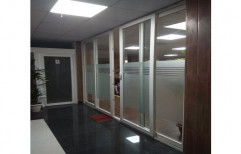 Clear Glass UPVC Sliding Office Door, 5-32 Mm