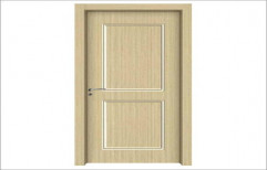 Hinged Light Brown WPC Door, For Home