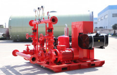 Semi-Automatic 105 HP Kirloskar Diesel Engine Fire Fighting Pump Set, Max Flow Rate: 6000 Lpm