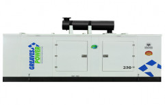 Greaves Power 250 kVA Air Cooled Diesel Generator Set, Dimension: 4500 x 1800 x 2200 mm